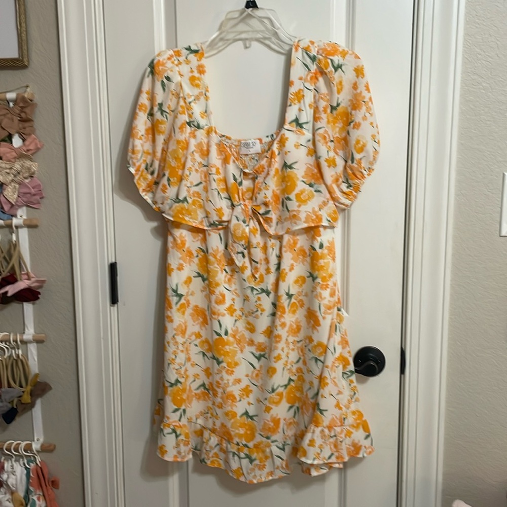 Orange Spring/Summer Dress